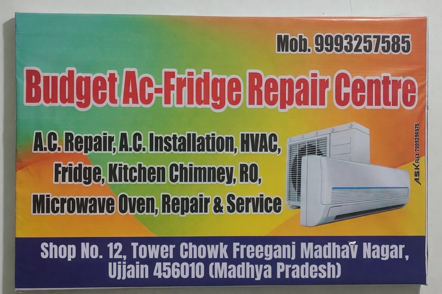 Budget AC Fridge Repair Centre in Ujjain