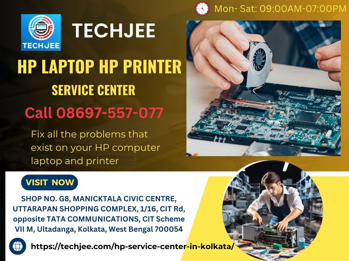 Techjee HP Laptop HP Printer Service Center in Kolkata