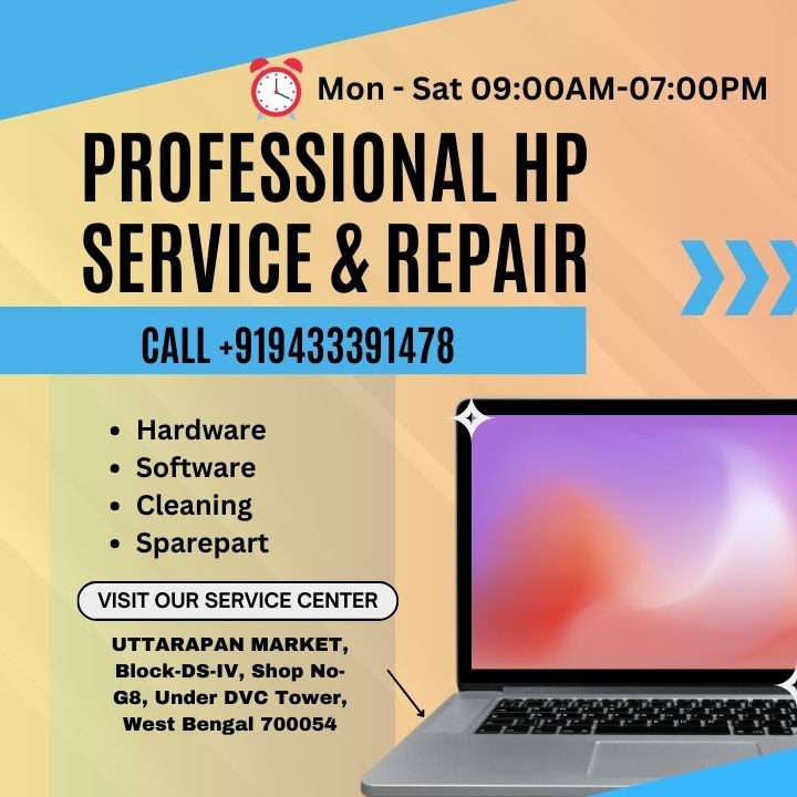 Hp Laptop Hp Printer Service Center  in Kolkata