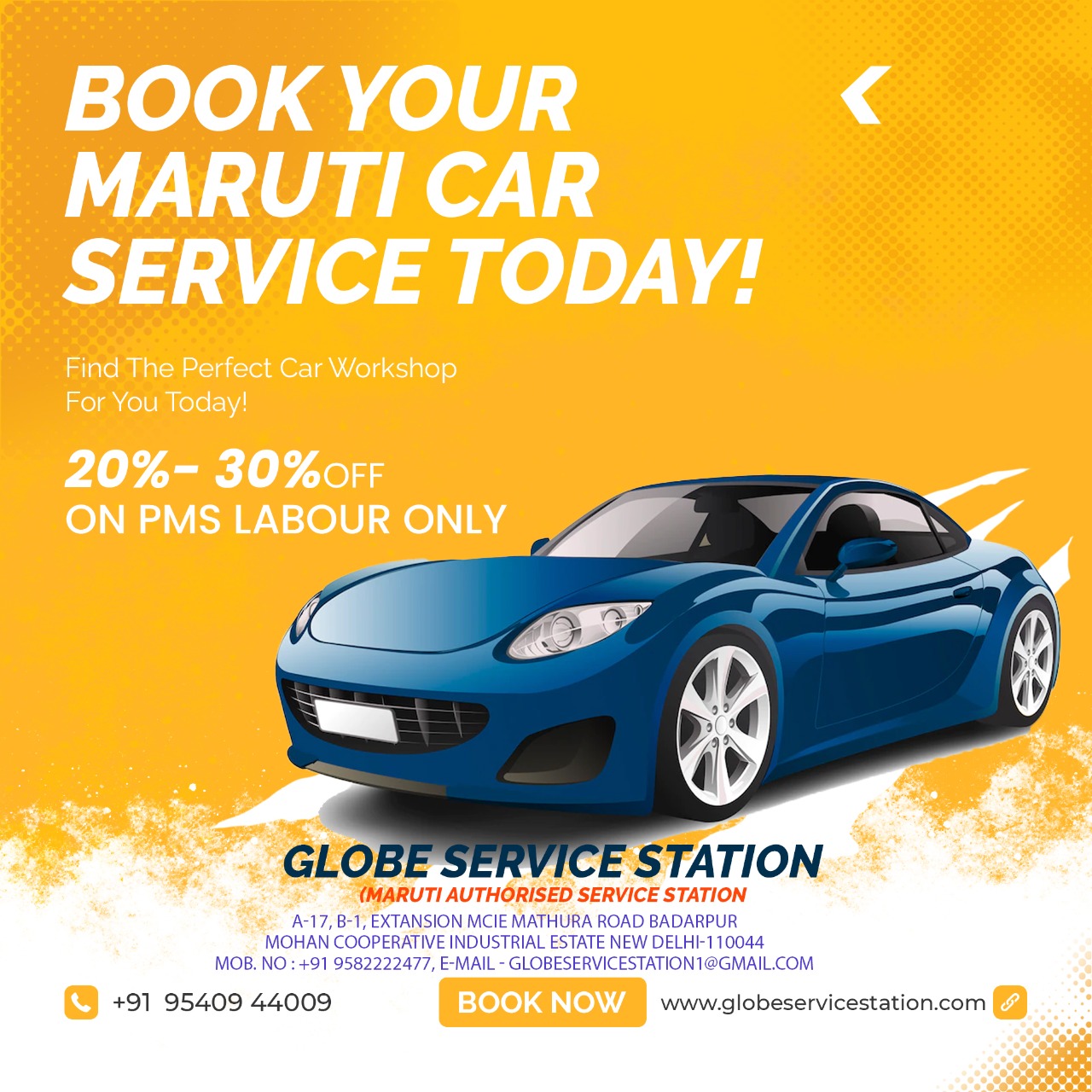 Best Car Service Station in Sector 28 29 in Delhi