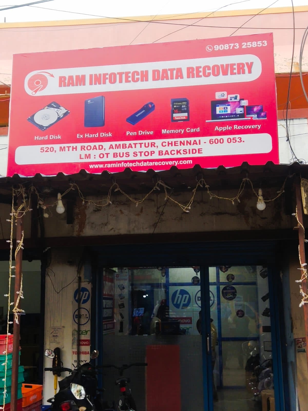 Raminfotech Data Recovery in ambattur in Chennai